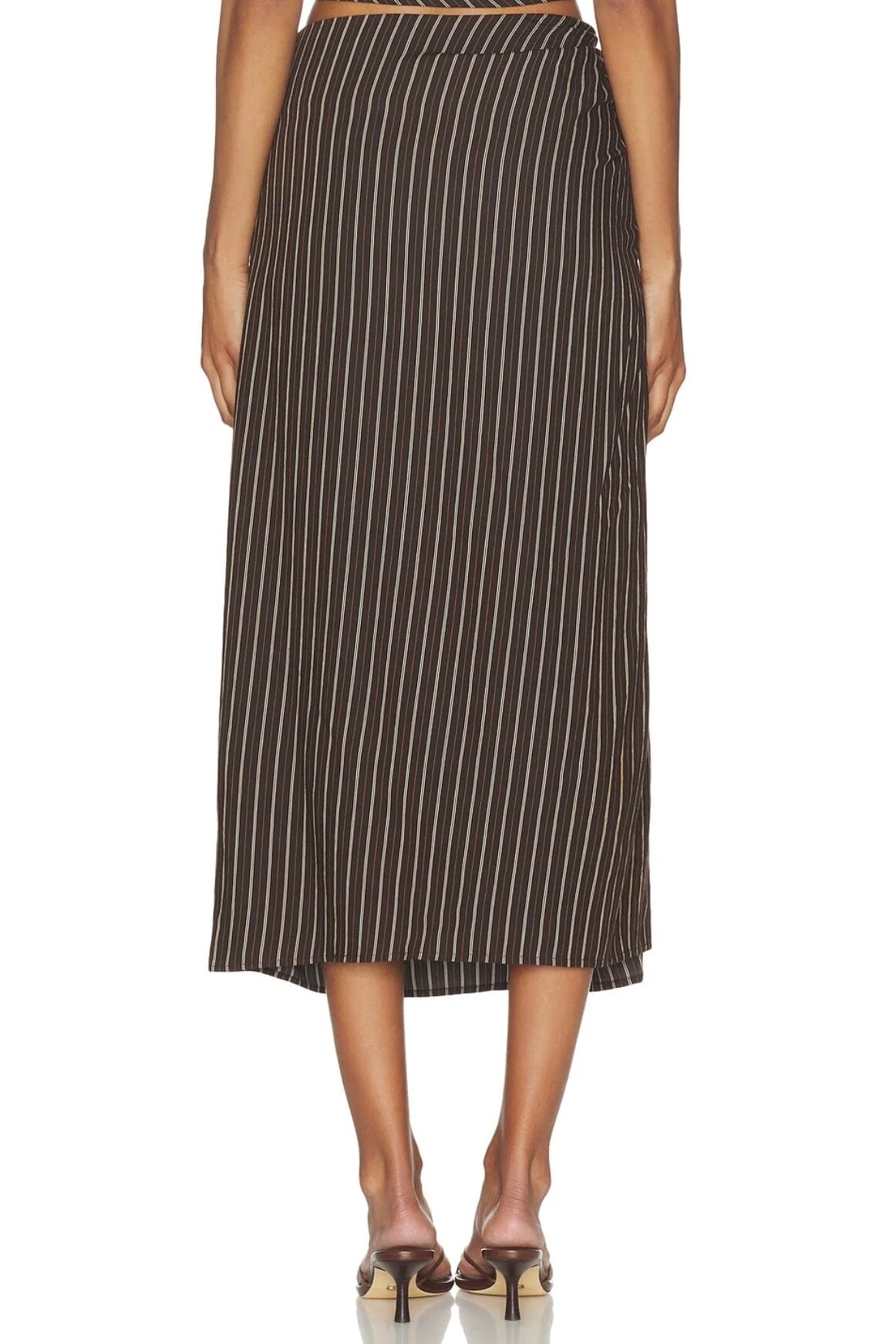 A.L.C | Jean Skirt - Ganache Stripe - Image 4