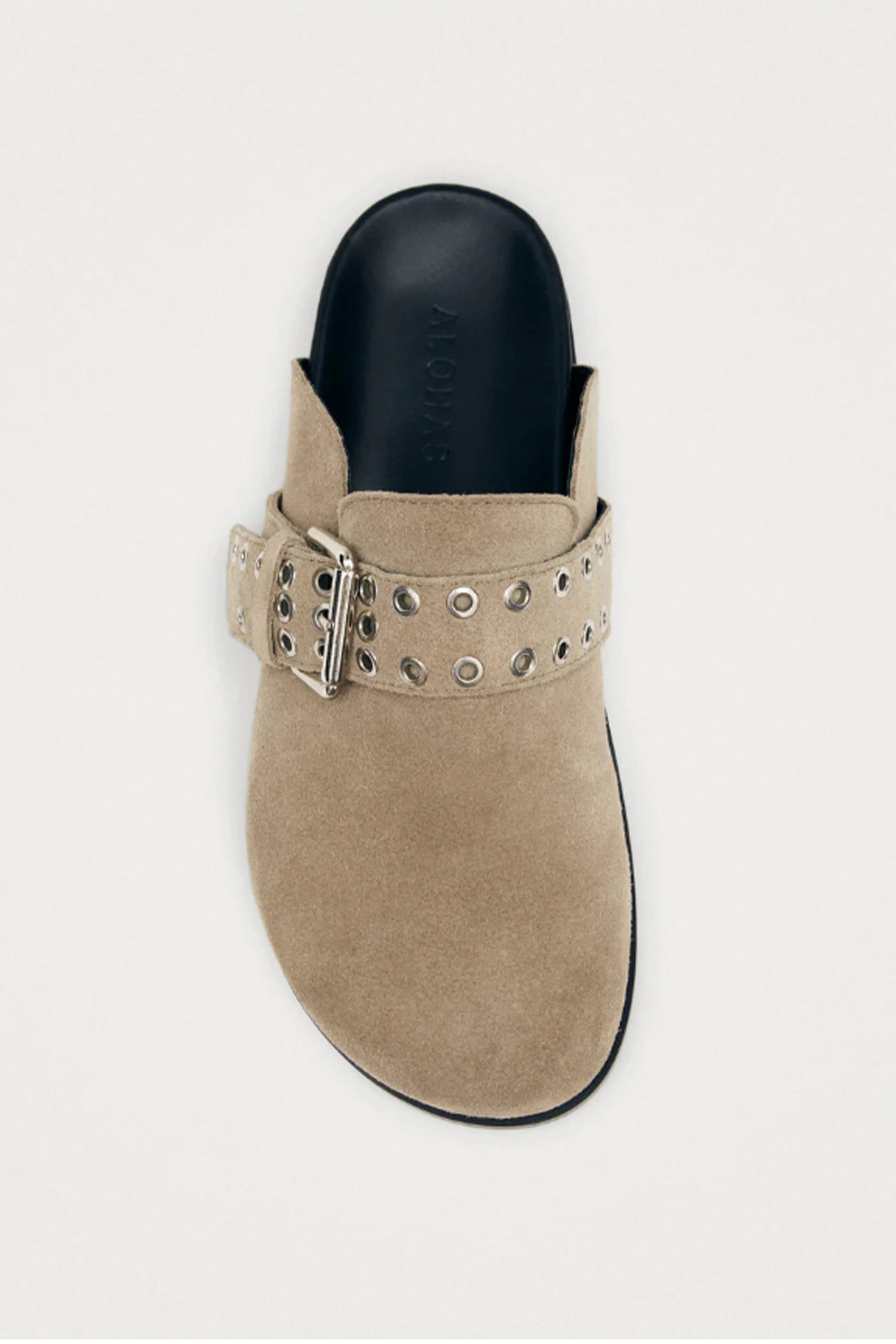 ALOHAS | Halia Leather Mules - Beige - Image 3