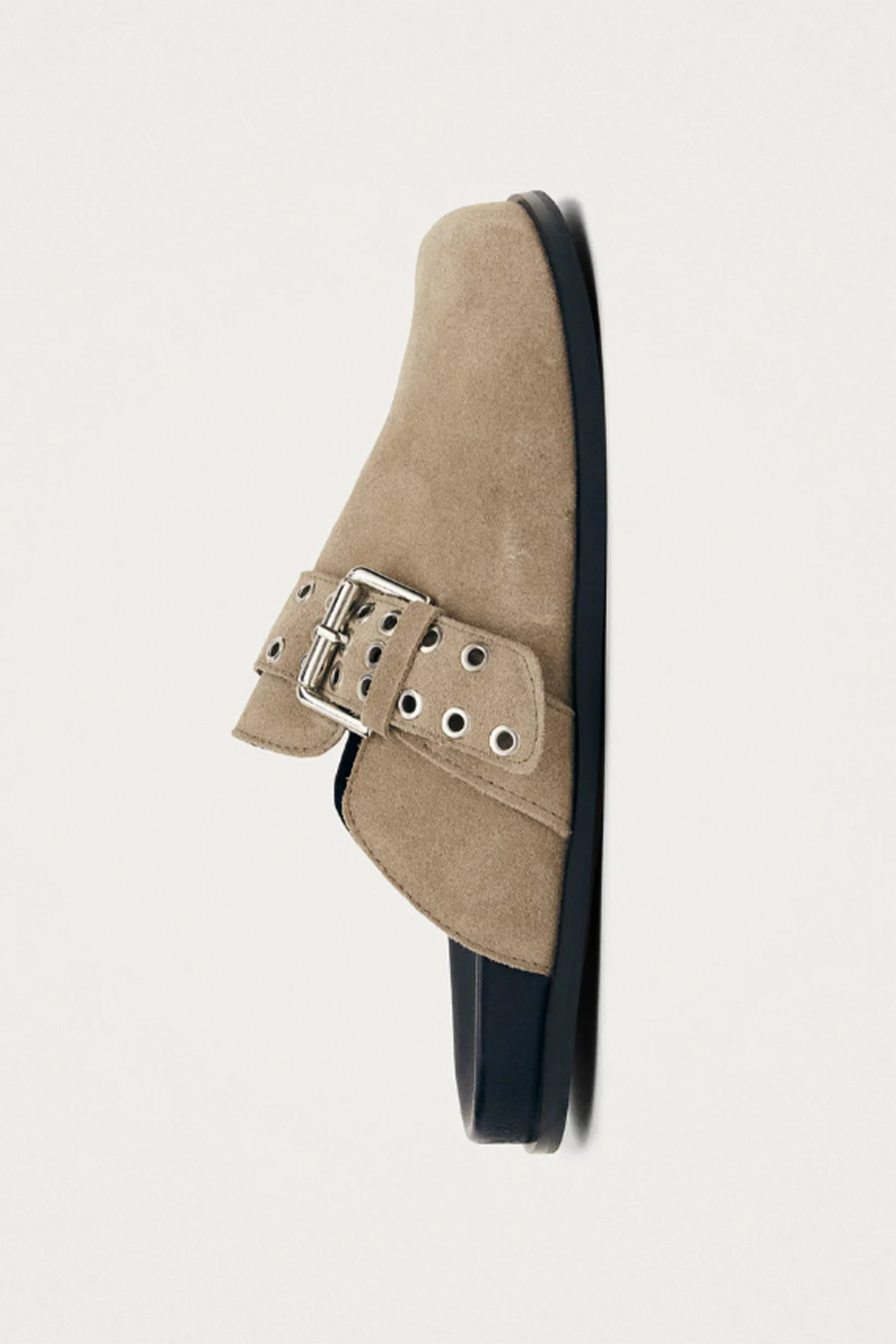 ALOHAS | Halia Leather Mules - Beige - Image 4