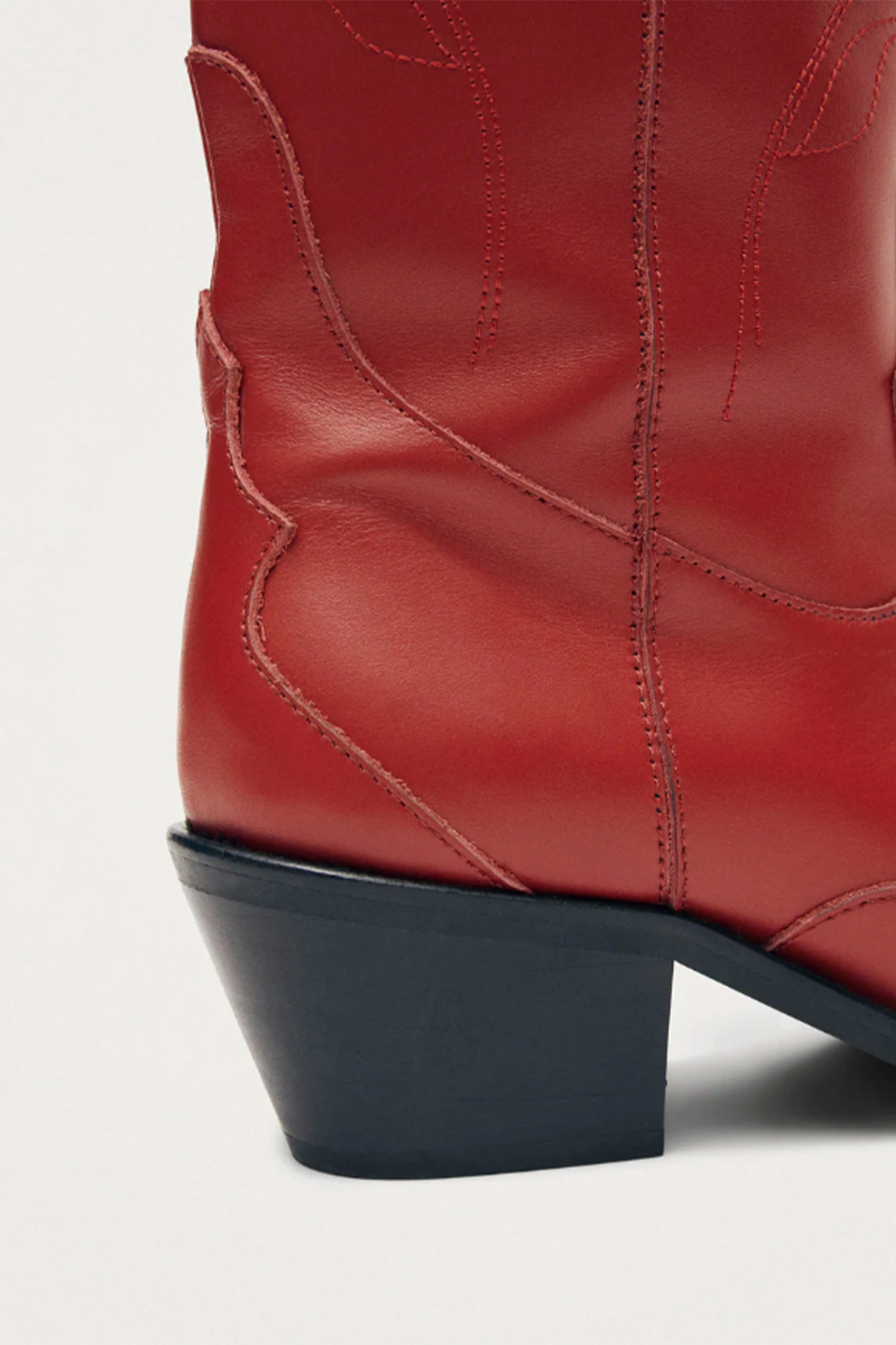 ALOHAS | Liberty Leather Boots - Red - Image 6