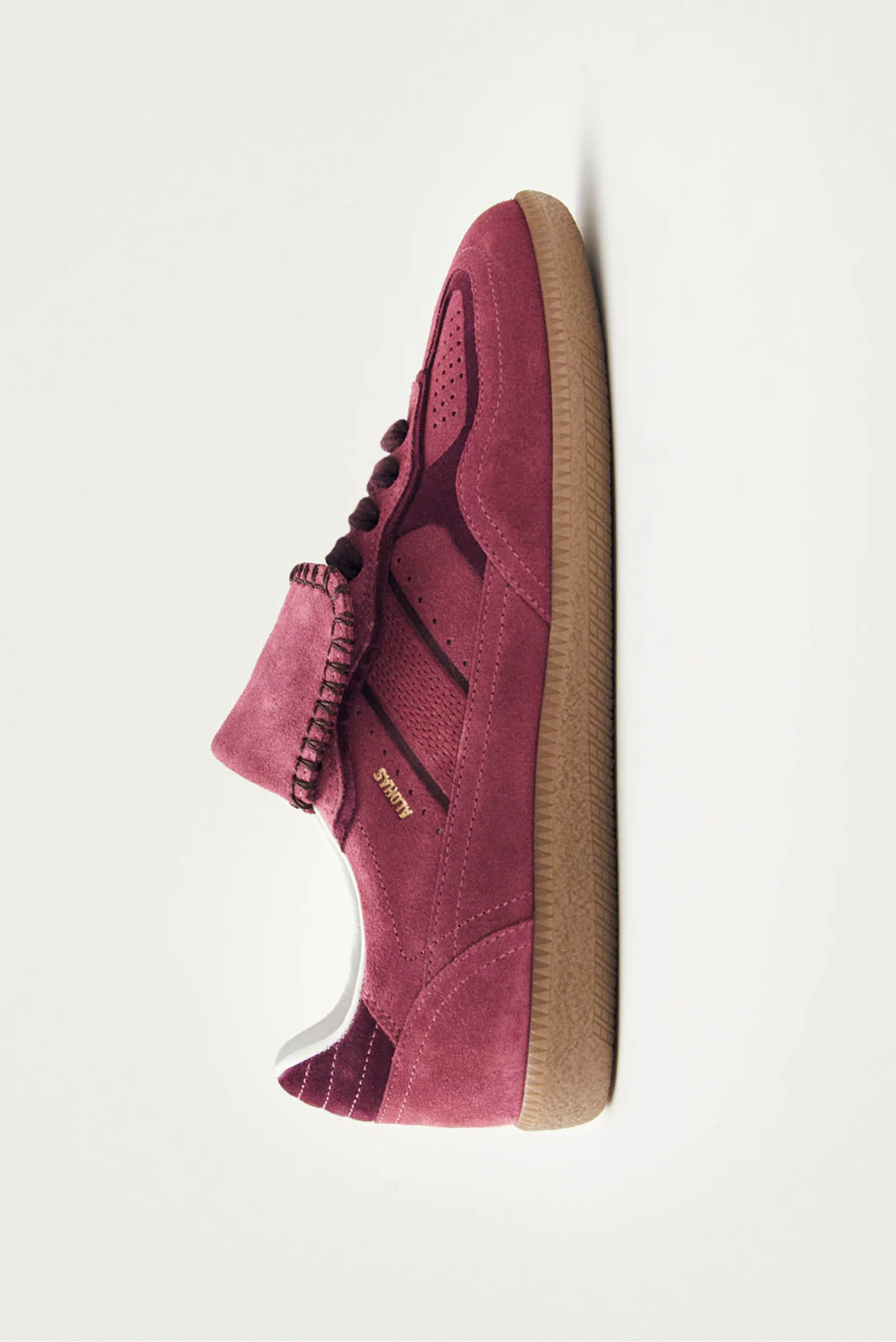 ALOHAS | The 490 Club Suede Leather Sneaker - Raspberry - Image 3