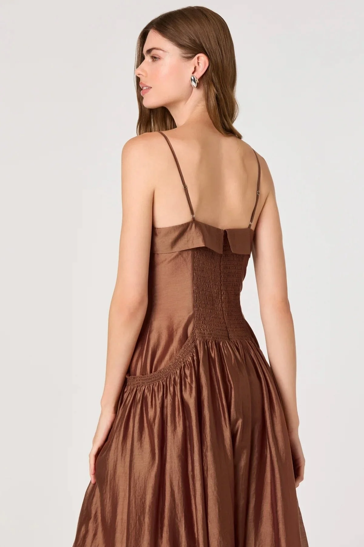 ASTR | Ovina Dress - Spice Brown - Image 4