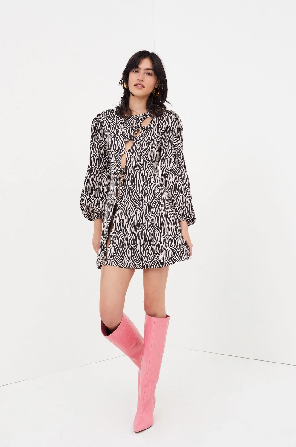 FOR LOVE & LEMONS | Rosita Mini Dress - Black - Image 2