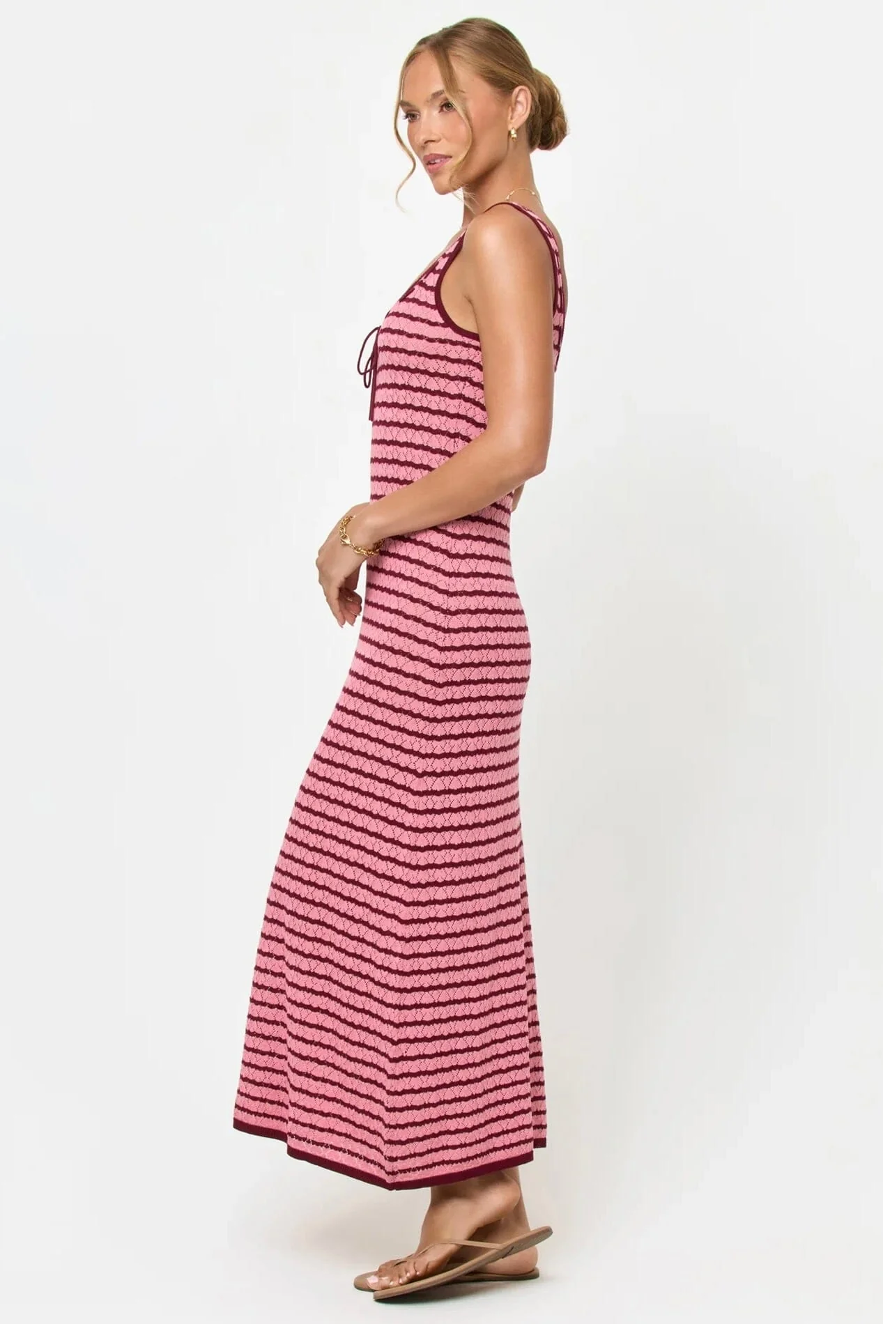 L*SPACE | Rosalie Maxi - Strawberry Stripe - Image 2