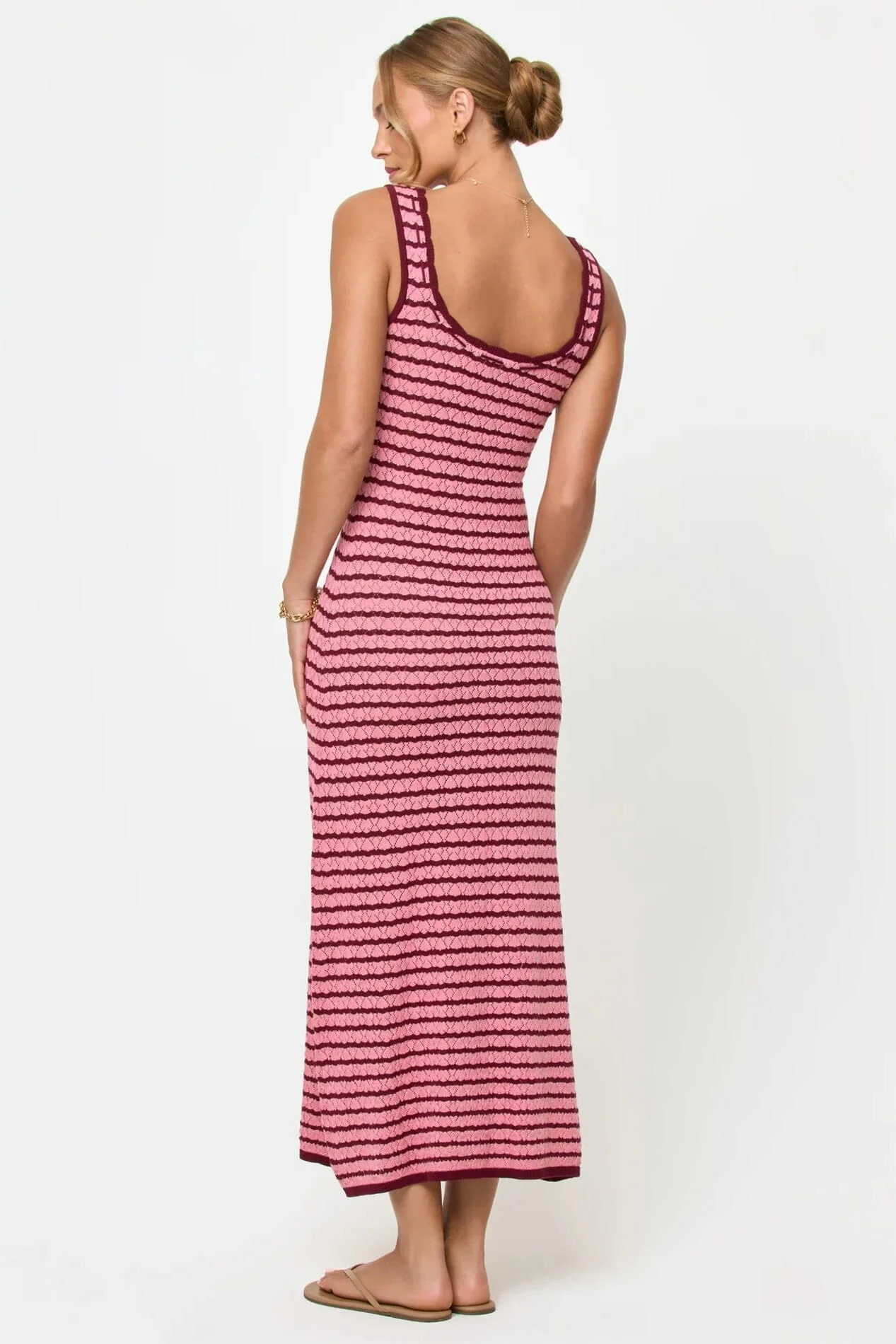 L*SPACE | Rosalie Maxi - Strawberry Stripe - Image 3