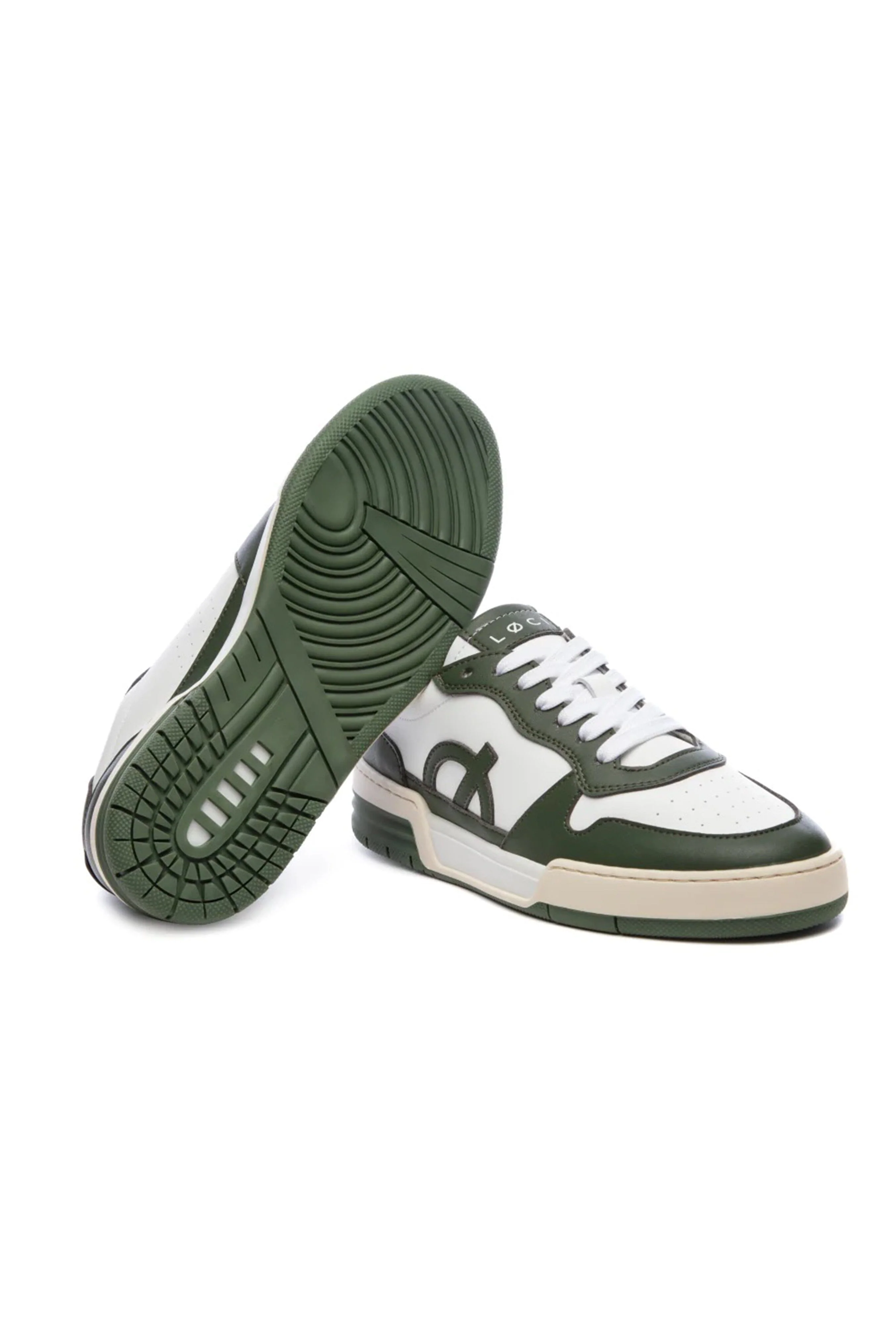 LØCI | Atom Low - White/Green/Cream - Image 4