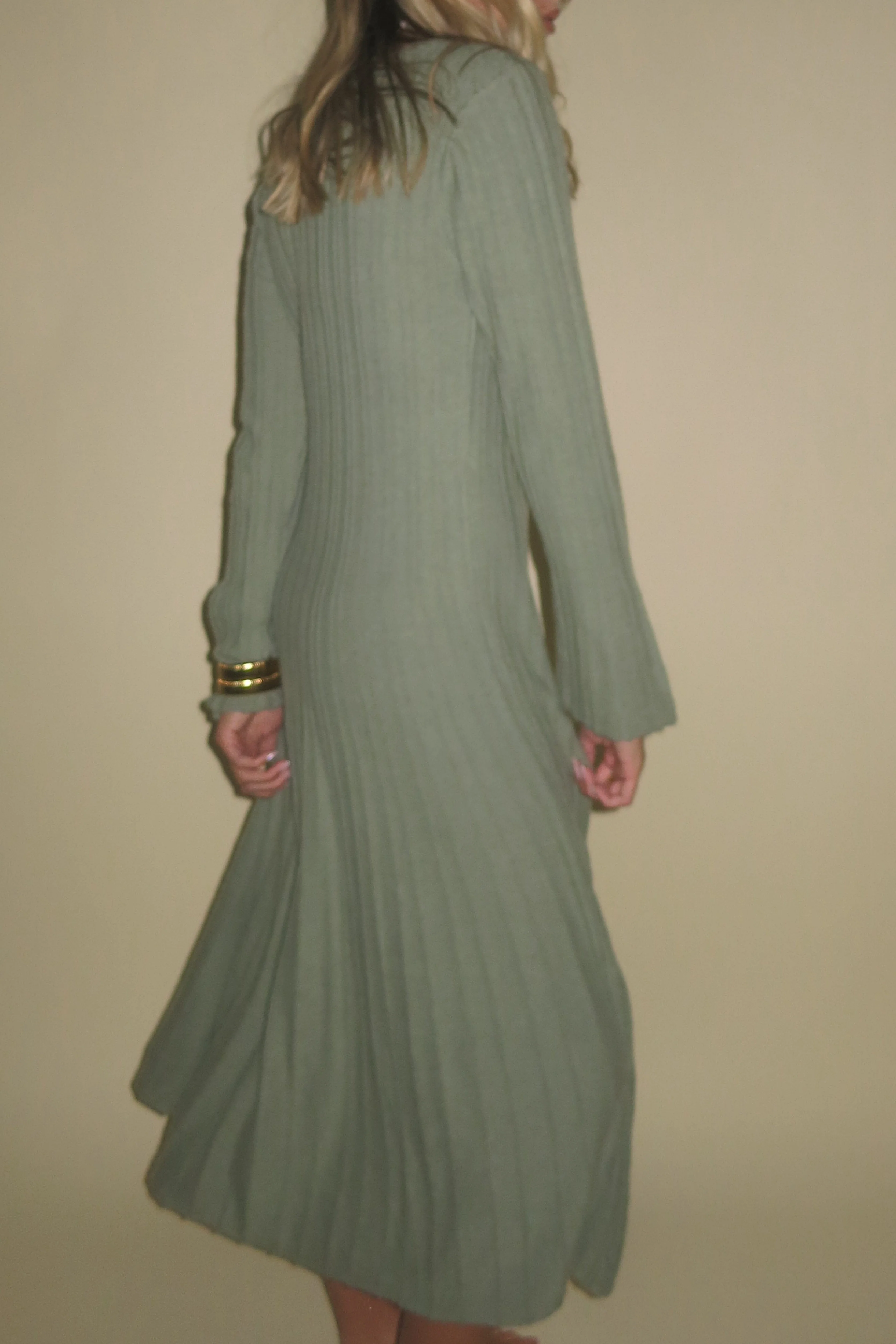 ONLINE ONLY | Jayne Knit Dress - Sage - Image 7