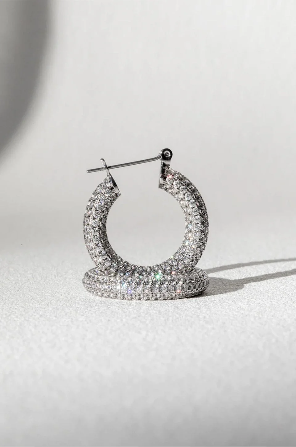LUV AJ | Pave Baby Amalfi Hoops - Image 5