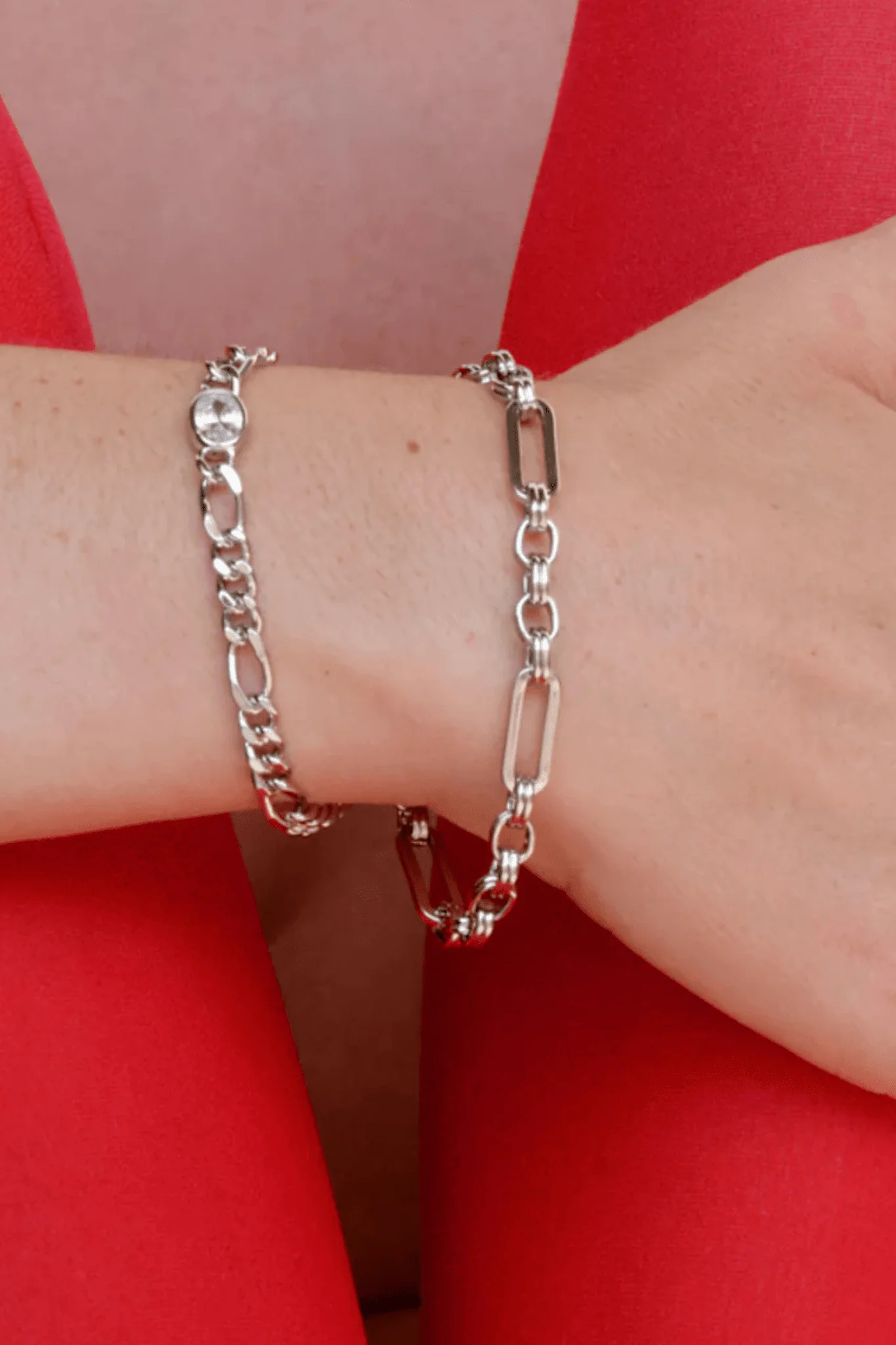 LUV AJ | The Charlotte Link Chain Bracelet - Silver - Image 2