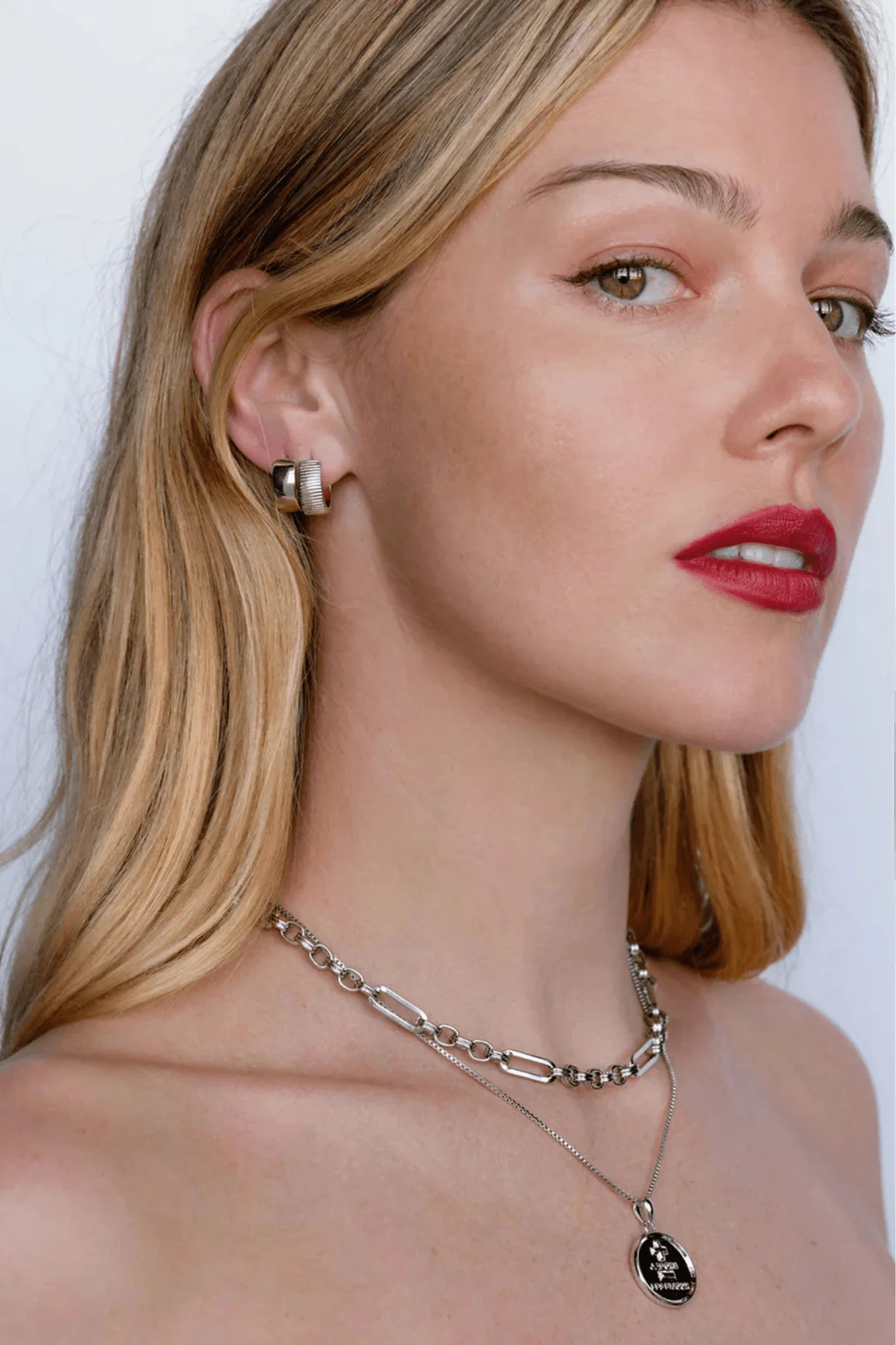 LUV AJ | The Charlotte Link Chain Necklace - Silver - Image 2