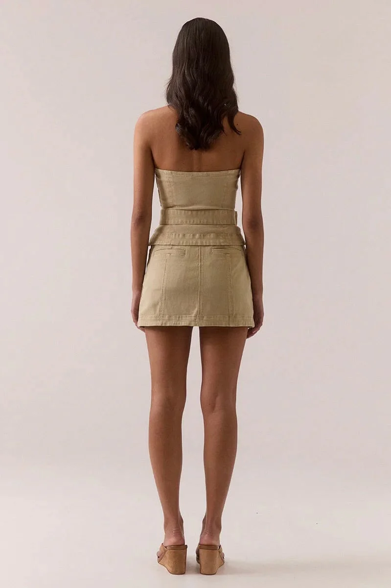 SOVERE | Verve Denim Bodice - Pistachio - Image 5