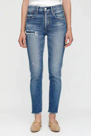 MOUSSY | MV HAMMOND SKINNY-HI | LIGHT BLUE - Image 6