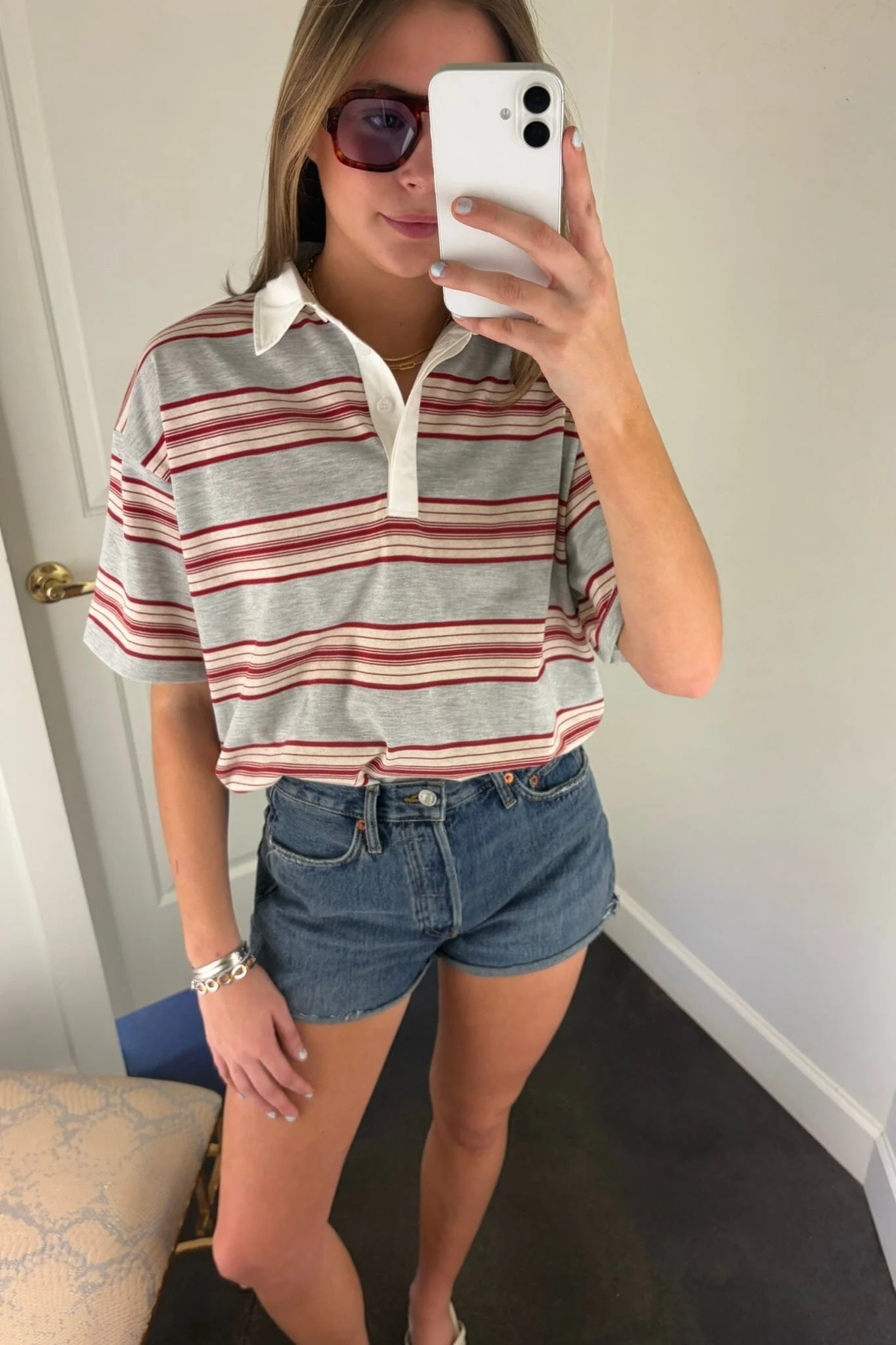 NIA | Ronda Top - Heather Grey - Image 6