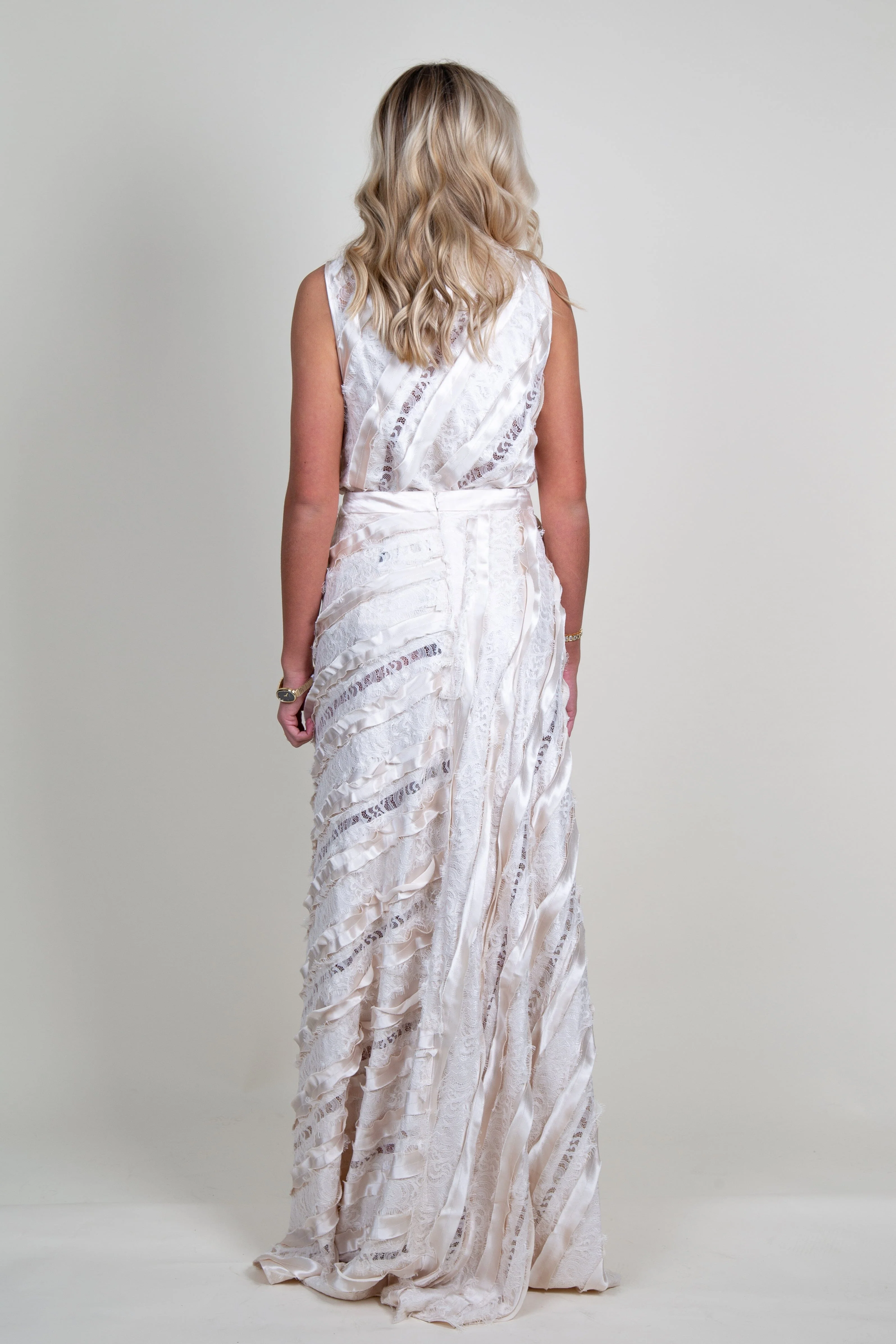 NONCHALANT | Elodie Maxi Skirt - Champagne - Image 5