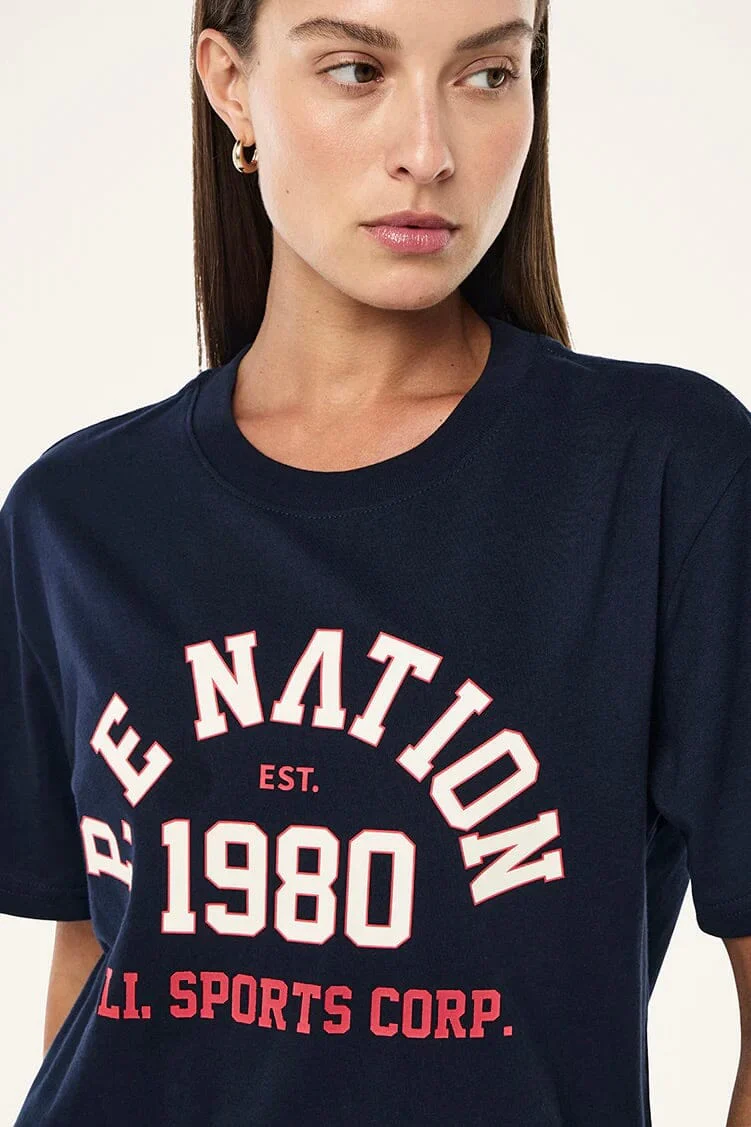P.E. NATION | Backspin Tee - Dark Navy - Image 2