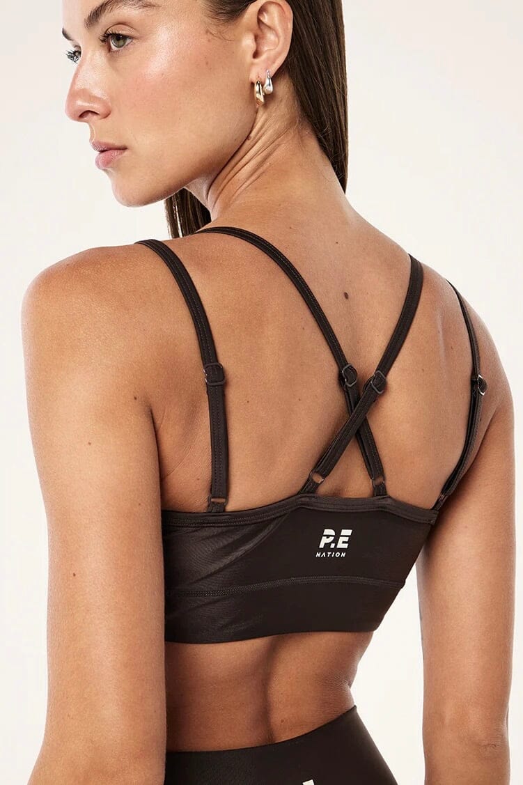 P.E. NATION | Paramount Sports Bra - Coffee Shine - Image 4