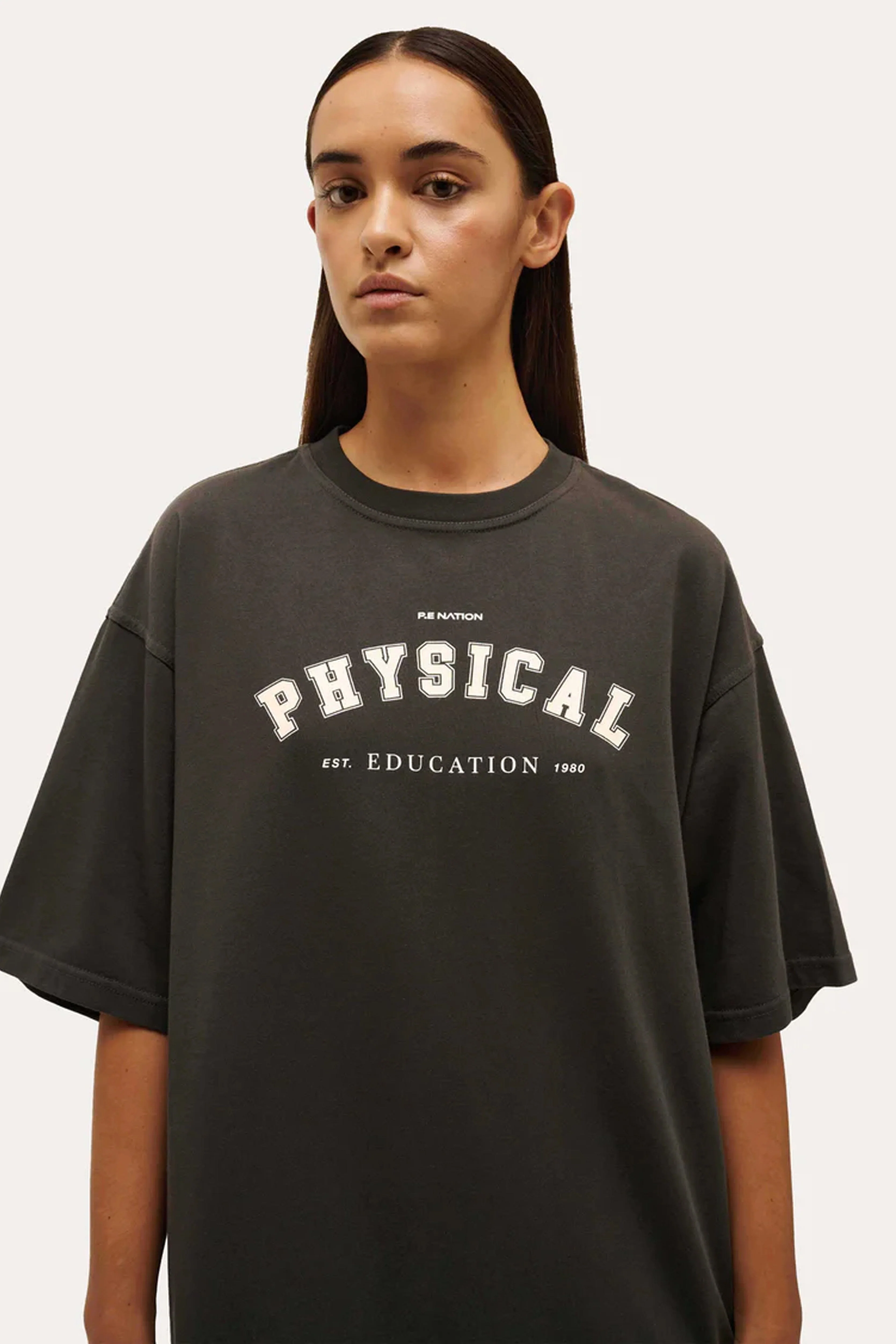 P.E. NATION | Physical Oversized Tee - Black - Image 2