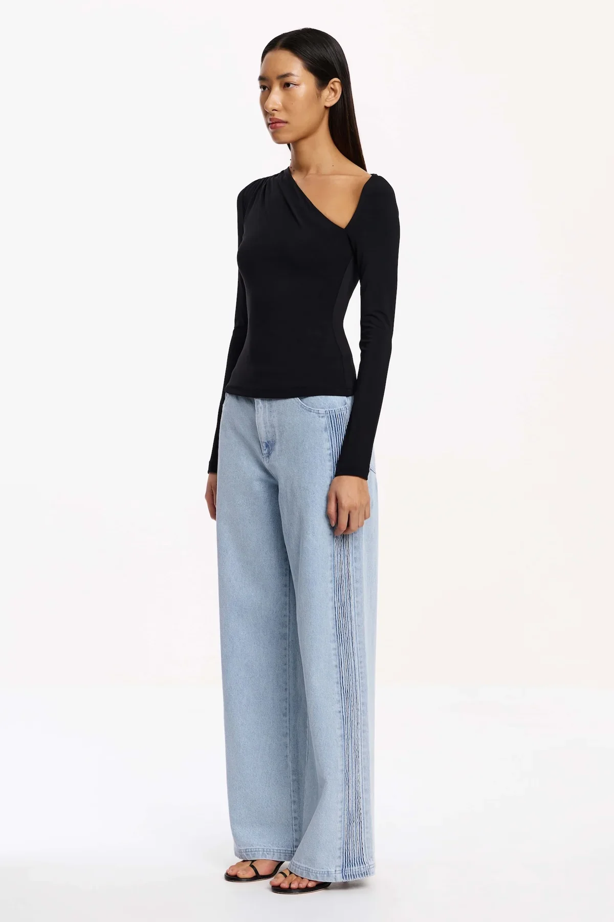 SIGNIFICANT OTHER | June Long Sleeve Top - Black - Image 2
