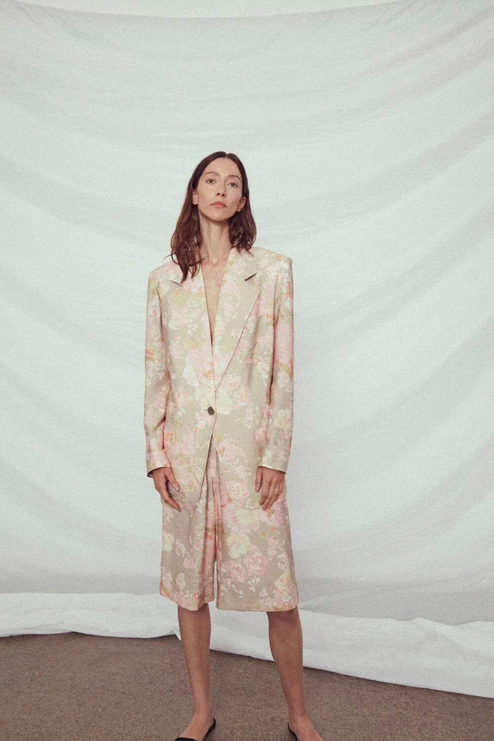 SMYTHE | Notched Lapel Blazer - Pastel Multi - Image 3