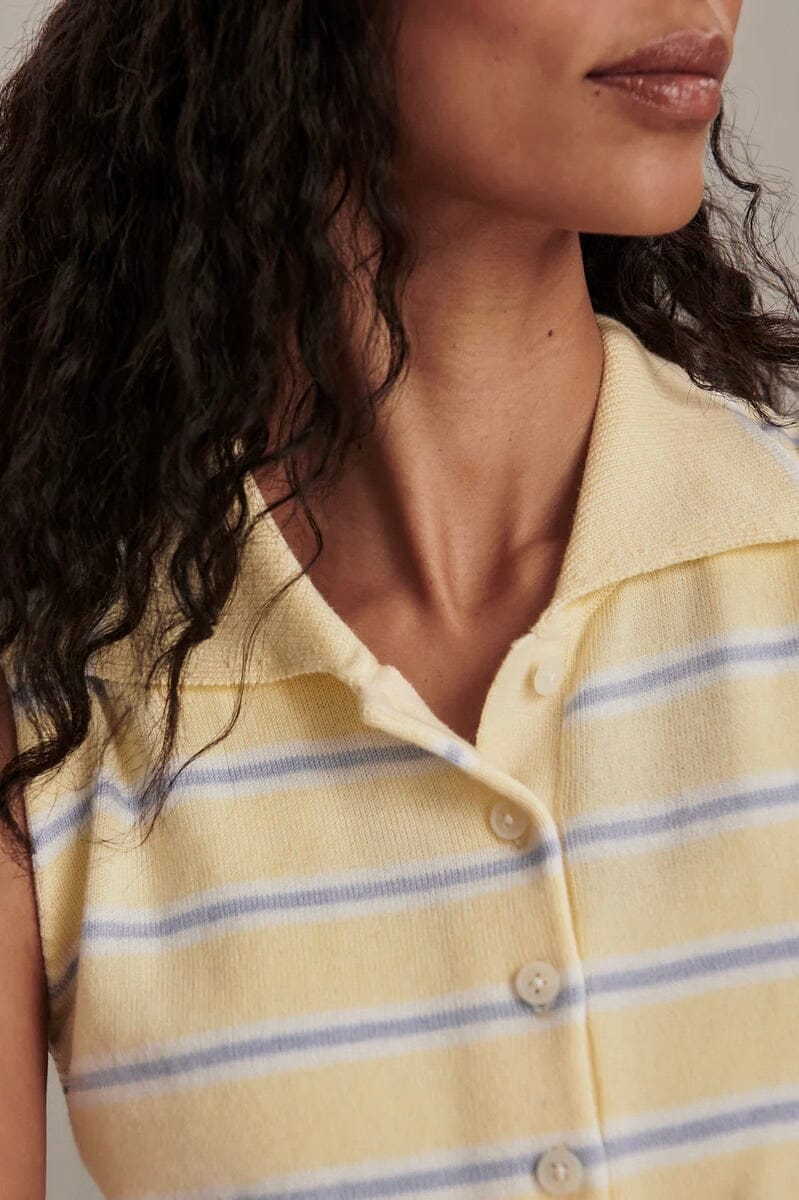 VARLEY | Rue Polo Tank - Anise Flower - Image 5
